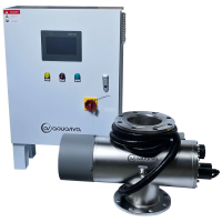 Уф установка AquaViva AVMUV 475 , до 475м3, DN300, 3*3КВт Автоочист, UV дат. , t дат.,сенс.дисп