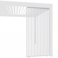 Фиксированная вертикальная боковая панель - 1.2м Белая