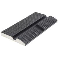 Поручень бортовой с водостоком SertekPool 244х119 антрацит