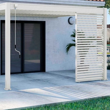 Фиксированная горизонтальная боковая панель- 1.3M Белая