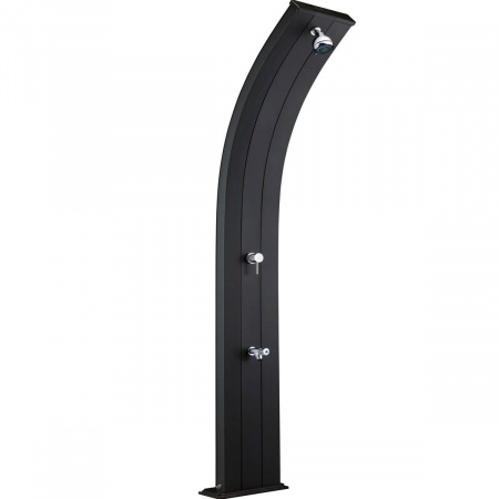 Душ солнечный AquaViva Dada 30л Antracite, Алюминиевый с мойкой для ног