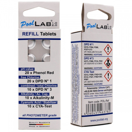 Таблетки для Фотометра Aquaviva DPD2, Cl-Связный хлор 10 шт