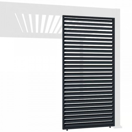 Фиксированная горизонтальная боковая панель- 1.2М Черная