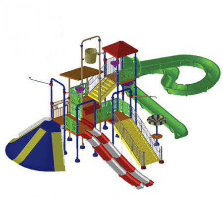 Комплекс водных горок Arihant WAPS 6B (20.0х16.0 м)