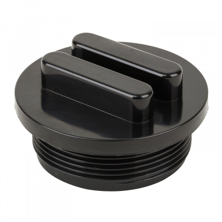 Боковая вентильная заглушка AquaViva 2,0" черная (01013101)