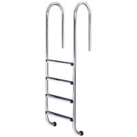 Лестница Flexinox WALL 4 ступ. AISI-304, для узкого борта