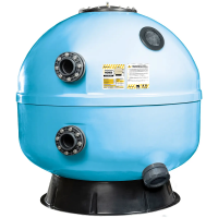 Фильтр озон. AquaViva HS1600 (1600мм, 160мм, 2,5Бар,1,5м засыпка)+люк д/выгрузки и см/окно