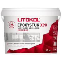 EPOXYSTUK X90 Эпоксидная кислотостойкая затирка 10 кг белая