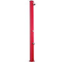 Душ солнечный AquaViva Jolly S 22л Red, Алюминиевый с мойкой для ног