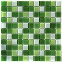 Мозаика стеклянная Aquaviva Сristall Green Light DCM173 (УП.)