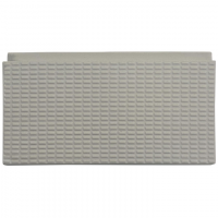 Профиль противоскользящий для переливной решетки SertekPool 12.5х25 белый (УП.)