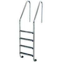 Лестница Flexinox STANDARD 4 ст AISI-304, для широкого борта