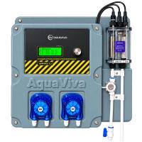Система перистальтических насосов AquaViva PH+RX+CL 2,2л/ч с изм. ячейкой + набор PH+RX