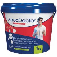 Дезинфектант для бассейна на основе хлора быстрого действия AquaDoctor C-60T 1кг (в таблетках)