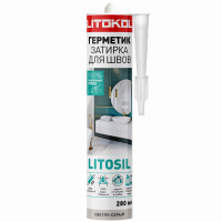 Силиконовый герметик LITOSIL (280 мл) светло-серый