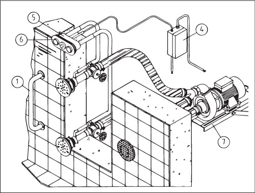 Гидромассаж в бассейне схема