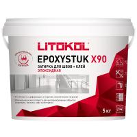 Эпоксидная кислотостойкая затирка EPOXYSTUK X90 5 кг белая