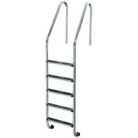 Лестница Flexinox STANDARD 5 ст AISI-304, для широкого борта