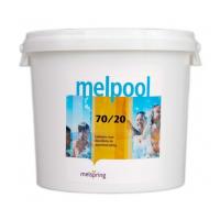Дезинфектант для бассейна на основе гипохлорита кальция Melpool N.X 70/20 в таблетках (5кг)