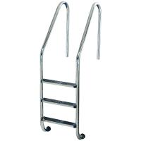 Лестница Flexinox STANDARD 3 ст AISI-304, для широкого борта