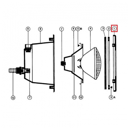 Рамка для прожектора Hayward Design 300 Вт (PRDX240)