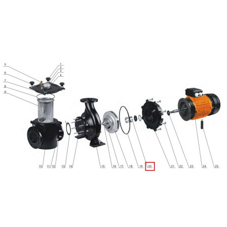 Сальник насоса Aquaviva  AVC-125-125-9.2 Сальник насоса Aquaviva  AVC-125-125-9.2