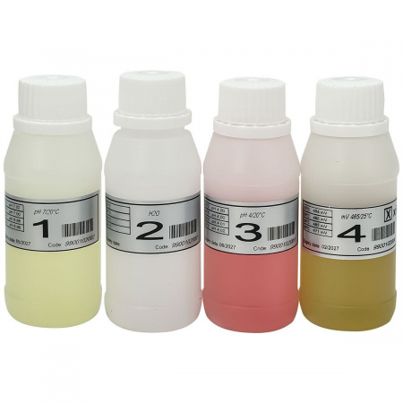 Буферный раствор AquaViva  (4pH-7pH-Rx 465 mv) 50мл.