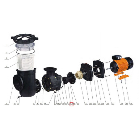 Диффузор насоса Aquaviva AVP серии Диффузор насоса Aquaviva AVP серии