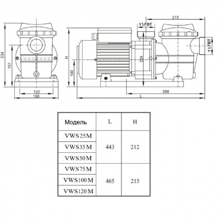 Насос Aquaviva LX STP50M  (220В, 6.5м³/ч, 0.5лс)