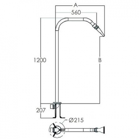 Массажный водопад Aquaviva EM4401 Fast Spray