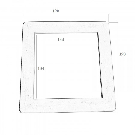 Лицевая рамка скиммера Aquaviva Standard EM0010 01051049