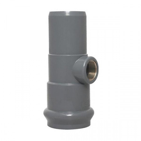 Тройник 90° ПВХ Aquaviva раструбный с резьбовым выходом 160/2"