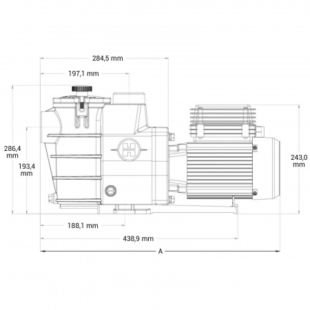 Насос Hayward Max Flo SP1811HW161 (220В, 13м³/ч, 1лс)
