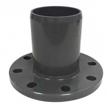Патрубок гладкий с ПВХ фланцем 160 мм