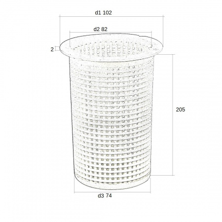 Корзинка префильтра Aquaviva SS 89022401/01112051