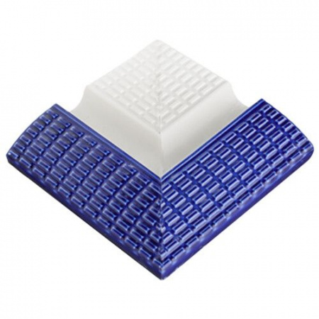 Угол бортового поручня внешний SertekPool 12х12 кобальт Угол бортового поручня внешний SertekPool 12х12 кобальт