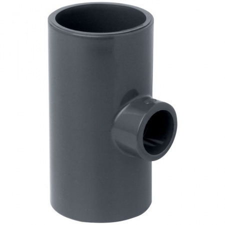 Тройник клеевой 90° редукционный d110x63 PN16 AQUAVIVA
