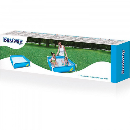 Детский каркасный бассейн Bestway 56217 (122х122х30.5 см) Blue