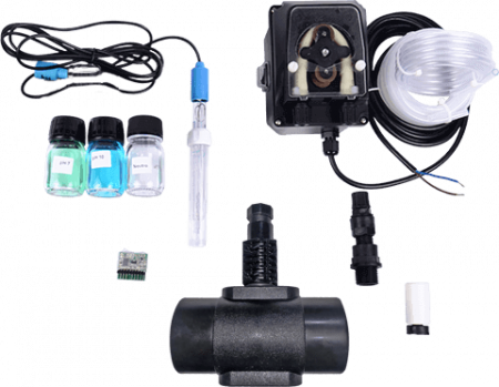 Набор PH Hayward AC (Чип+электрод+насос+держатель)