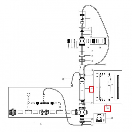 Блок питания для ультрафиолетовой установки Aquaviva NT-UV87