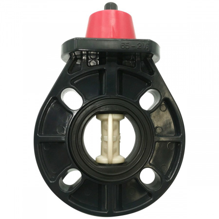 Дисковый поворотный затвор d63 с ручкой, уплотнение EPDM AQUAVIVA