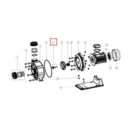 Гайка крыльчатки Aquaviva для насосов серии AFS (89023503) Гайка крыльчатки Aquaviva для насосов серии AFS (89023503)